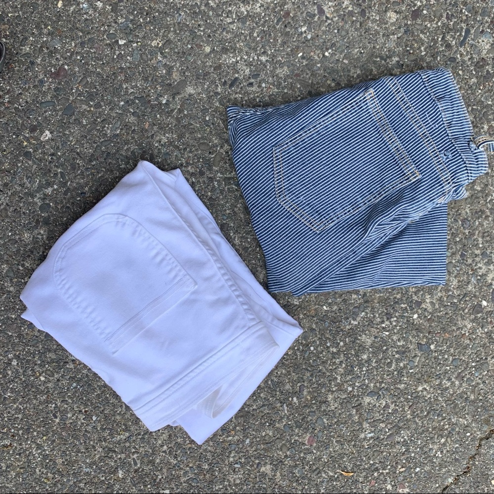 American apparel high waisted jeans bundle